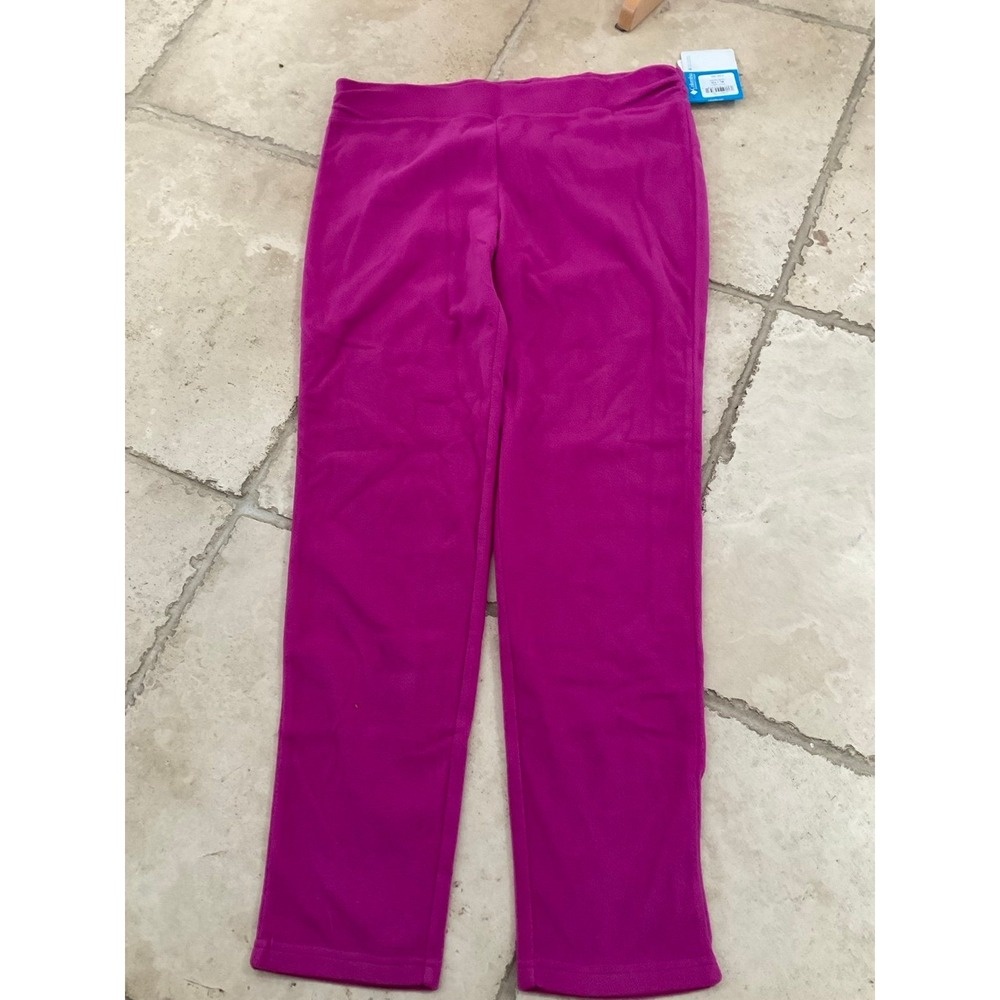 NWT Columbia Pink Fleece Glacial Leggings - Girls size XL (18-20)